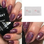 Bluesky Dark Red Chunky Glitter pour moi un - BLZ39 - UV / LED FOAK OFF GEL ROLON DE CONORME 10ML + 2 DIVA WORLD ® SHINE LESSE GRATUITEMENT