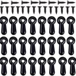 Tlily - Ensemble de Fixations à Bouton Tournant pour Cadre Photo, 100 pcs Clips de Support pour Cadre Photo Clips de Quincaillerie pour Cadre Photo