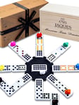 Jaques of London Mexican Train Dominoes Game Dominoes Set For Children & Adults