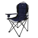 Regatta Kruza Camping Chair With Storage Bag Navy Black, Size: One Size