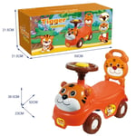 MY FIRST RIDE ON  TIGER STYLE CAR BABY GIRL/ BOY PUSH ALONG SOUND EFFECTS