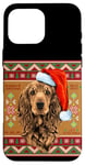 Coque pour iPhone 16 Pro Max Enjoy Christmas New Year Present T-shirt, Xmas Santa Dog Fun