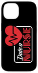 Coque pour iPhone 14 Infirmière Heartbeat Medical Professional Fun Date a Nurse