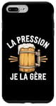 Coque pour iPhone 7 Plus/8 Plus La Pression, Je La Gère Humour Bière Apéro Alcool Drôle