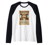 One Piece Gold Roger Gol D Wanted Poster Pirate King Anime Raglan Baseball Tee