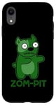 Coque pour iPhone XR Zom Pit Funny Zombie Pitbull Jeu de mots