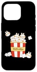 Coque pour iPhone 16 Pro Mignon film pop Kawaii Popcorn Cinema Rabbit Bunny