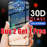 30d For Iphone 11 Pro Xs Max X Xr 8+ Full Cover Tempered Glass Screen Protector