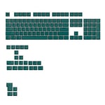 Glorious Gaming - Touches GPBT Basics en PBT, 8 Coloris, Totem Green, ineffaçables, pour claviers mécaniques Custom formats 100, 75, 65 et 60%, ANSI ou ISO, Disposition américaine QWERTY