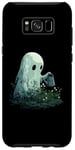 Coque pour Galaxy S8+ Fantôme mignon jardinage plante Halloween