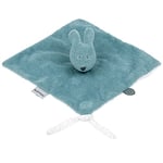 Nattou Doudou Plat en Polyester (Tissu Éponge), Lapin Bonnie, Compagnon Dès La Naissance, 27 x 27 cm, Susie et Bonnie, Vert