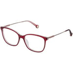 Lunettes de soleil Carolina Herrera  VHE852N Cadres Optiques, Cristal / Rouge, 54 mm