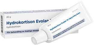 Hydrokortison Evolan, kräm 10 mg/g 20 gram