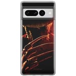 ERT GROUP mobile phone case for Google PIXEL 7 PRO original and officially Licensed Horror pattern Nightmare on Elm Street 005 optimally adapted to the shape of the mobile phone, case made of TPU