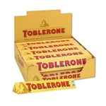 Toblerone Milk Chocolate Bars with Honey and Almond Nougat Swiss Box 10 x 100g