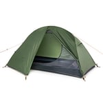 Naturehike Tente de Trekking Autoportante Ultralégère pour 1 Personne 3 Saison pour Camping Randonnée Vacances en Plein air (20D Vert Forêt)