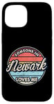 Coque pour iPhone 15 Quelqu'un à Newark m'aime City, États-Unis, États-Unis