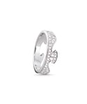 Georg Jensen FUSION END RING vitguld DIAMOND PAVÉ 0.66 CT 48