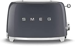 Smeg TSF01GRUK 2 Slice Toaster - Slate Grey