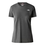 THE NORTH FACE Women's Simple Dome T-Shirt, TNF Medium Grey Heather, XL