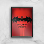 Batman & Robin Giclee Art Print - A3 - Black Frame