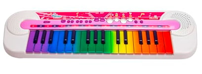 My Music World Girls Clavier 32 Touches 8 démos 6 rythmes 45 x 13 cm Instrument de Musique pour Enfants à partir de 3 Ans