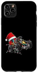 Coque pour iPhone 11 Pro Max Chapeau de Noël Go Kart Racing Karting Racer