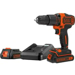 Black & Decker Skruvdragare 18V 2 batterier