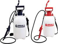 Spear & Jackson 5LPAPSTWIN 5 Litre (Twin Pack) Pressure Sprayers