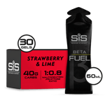 SiS Beta Fuel Energigel Ask Strawberry & Lime, 30 x 60 ml