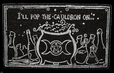 Tapis De Porte Hexerei - I'll Pop The Cauldron On - Tapis D'Entrée Nemesis Now