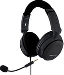 Korp Carbon Casque Gaming - Micro Casque Gamer Avec Basses Renforcées, Microphone Détachable, Confortable Et Léger - Compatible Xbox One Pc Ps5 Switch Smartphone (Noir) - New