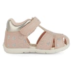 Geox Bébé Fille B ELTHAN Girl C Sandales, Lt Rose Silver, 22 EU