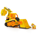 PAW Patrol Rubble and Crew Rubble's Bark Yard Deluxe Bulldozer