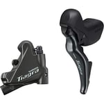 Shimano Tiagra ST-4725 Tiagra 2-speed short reach STI bled with BR-4770 calliper, left rear