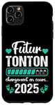 Coque pour iPhone 11 Pro Max Futur Tonton 2025 Humour Annonce Naissance Grossesse Cadeau