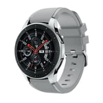 Samsung Galaxy Watch 46mm - Twill Silikon armband - passar handleden 140-215mm - Grå