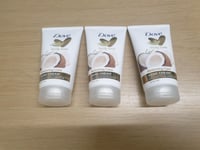 DOVE BODY LOVE RESTORING CARE HAND CREAM WITH COCONUT & ALMOND 75ML X3 JUST£8.98