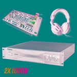 Pack sonorisation amplificateur 2000W SA2000 + Table de mixage 4 voies 7 entrées + Casque