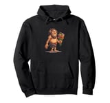 Happy ice age Neanderthal Pullover Hoodie