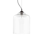 Ideal Lux BISTRO SP1 SQUARE TRASPARENTE Mod. 112305 Lampada A Sospensione 1 Luce