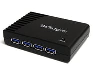 Startech.com 4 Port Black Superspeed Usb 3.0 Hub NEW