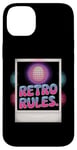 Coque pour iPhone 14 Plus Retro Rules Boule disco