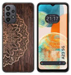 Coque Silicone pour Samsung Galaxy A23 5G Design Bois 06 Dessins