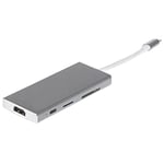 Nikkai USB C Hub Adapter, 7-in-1 with 3x USB-A 3.0, 4K HDMI, USB-C PD, SD/Micro SD Card Reader for MacBook Air, MacBook Pro, Dell XPS, Lenovo ThinkPad and More