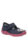 Superfit Bonny Slipper, Blue/Pink 8030, 0.5 UK