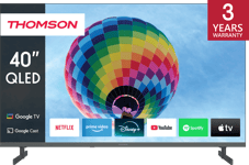 Thomson QLED Full HD Google Smart TV (2024), QG4S14, 40"