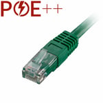 Cablenet 20m Cat6 RJ45 Green U/UTP PVC 24AWG Flush Moulded Booted Patc