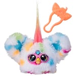 Furby Furblets Loo-Lay Mini Electronic Plush Toy, White, Orange