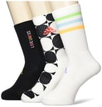 ADIDAS IJ5435 3PP SO PRIDE RM Socks Unisex Adult off white/black/MULTICOLOR Size KXXL